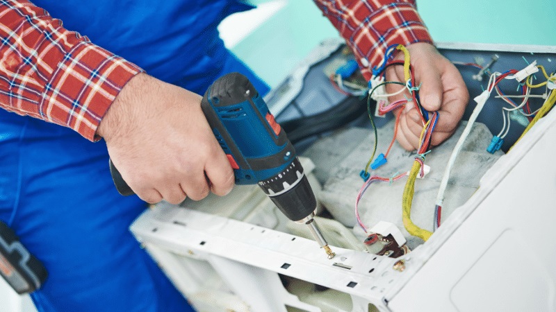 Kalecik Finlux Finlux çamaşır makinesi kart tamiri – Su almama arızası orijinal parça ile giderildi. - Teknik servis örneği